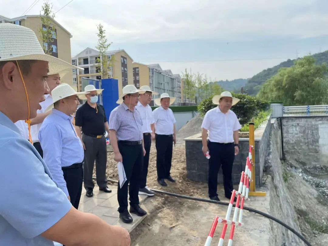 郧西县惠河流域土门段水环境综合治理项目调研翁茂兵对湖北农发集团